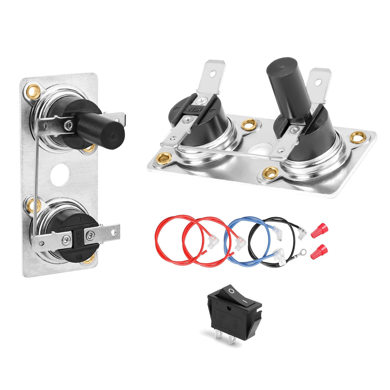 TAPDRA 12V DC 120V AC Water Heater Thermostat Set Thermal Cutoff Protection For RV SW Series After Serial 940900091