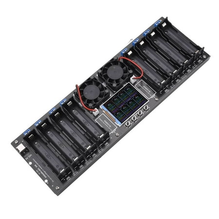 TAPDRA 18650 Battery Capacity Tester 8 Channel Charge Discharge Cycle with Display for DIY 2.4in LCD Easy to Use