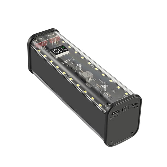 TAPDRA 22.5W DIY Power Bank Case for Charging Devices Real time Power Display Fast Charging Support