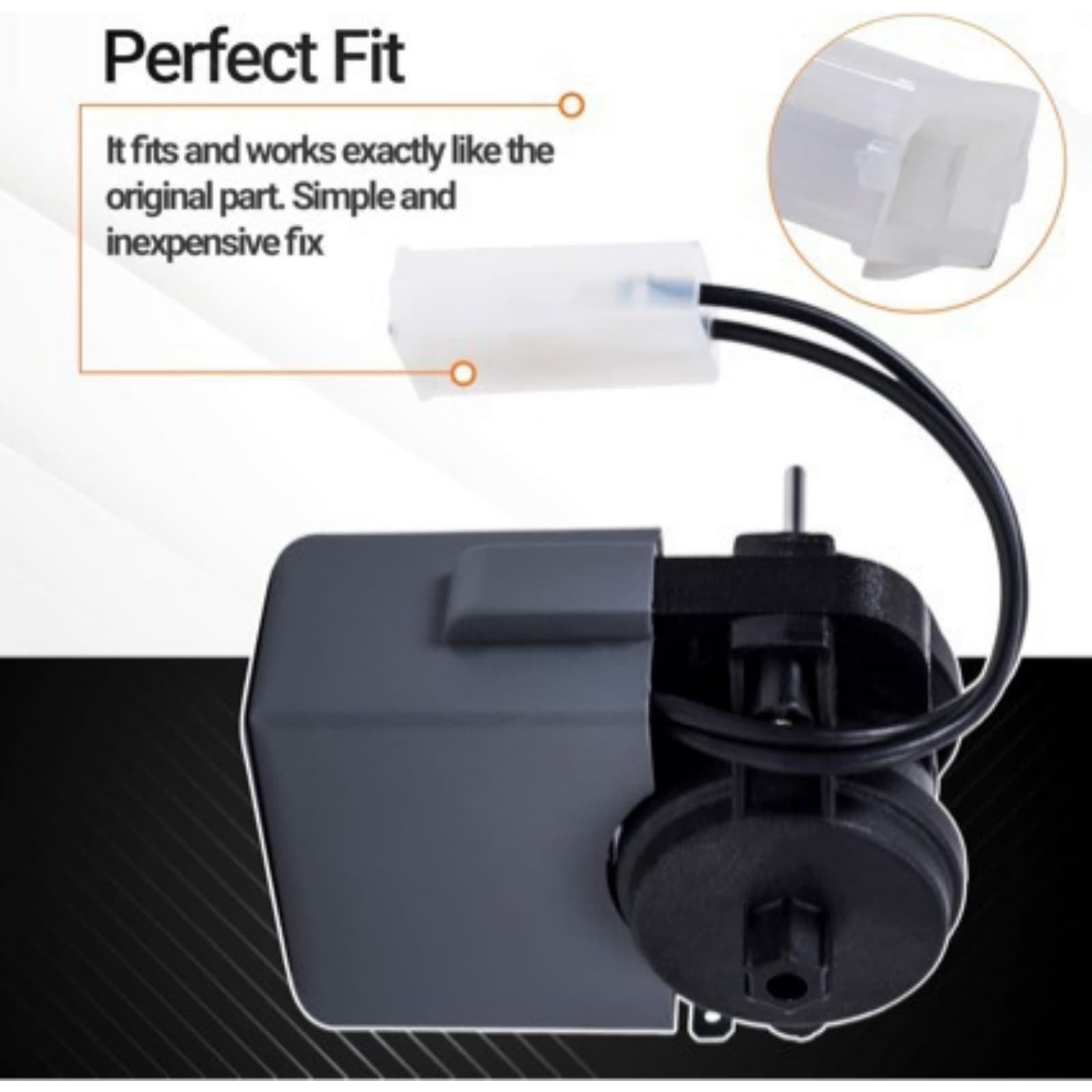TAPDRA 2315539 Fan Motor Efficient Air Distribution Structure For Kenmore Refrigerator Cooling System Parts