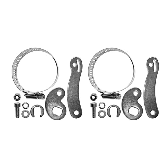 TAPDRA 2Pcs Electric Bicycle Torque Arm Silver Metal Structure Axle Bending Prevention For E Bike Conversion Repair