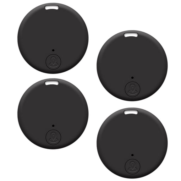 TAPDRA 4 Pack Bluetooth Tracker for OS Android System Pet Item Finder Anti-loss Device Slim ABS CR2032 Battery Lanyard