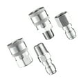 thumbnail image 1 of TAPDRA 4 Pcs 1/4 Inch NPT Pressure Washer Adapter Set 5000 PSI Stainless Steel Quick Connect Fittings, 1 of 2
