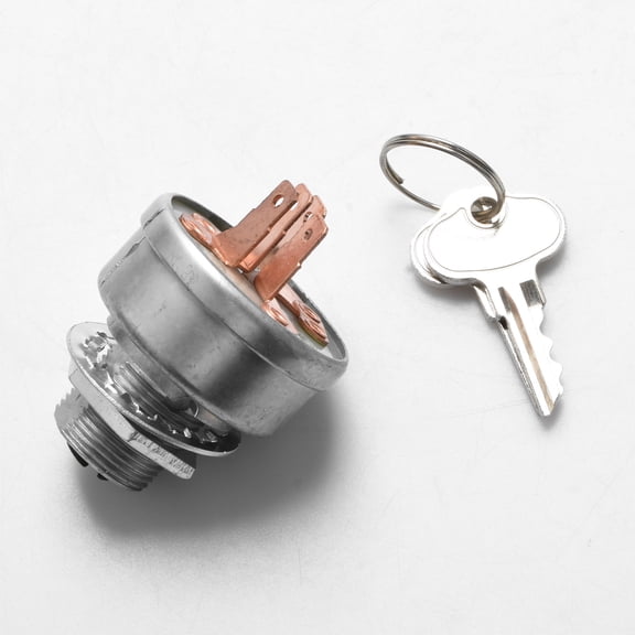 TAPDRA 4-Prong Terminal Ignition Switch With Keys For Bobcat Case New Holland Club Car Equipment Replacement Fittings