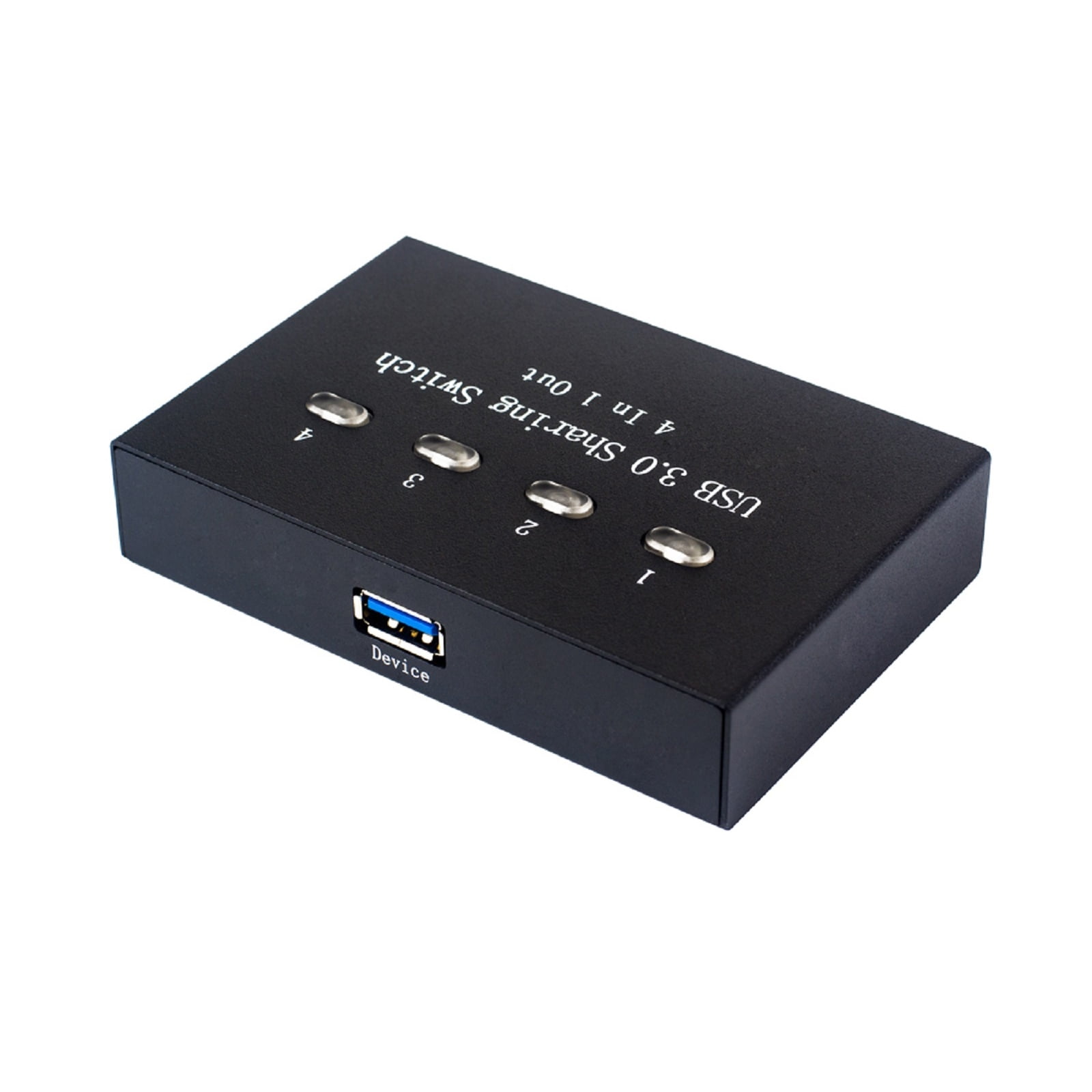 TAPDRA 4-in-1 USB 3.0 KVM Switch Fast Data Transfer, Easy Setup, Share USB Devices for Multiple Computers