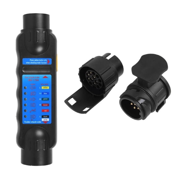 TAPDRA 7/13 Pin Trailer Tester For European Vehicles, 12V Circuit Tester For Car Caravan Motorhome Light Fault Diagnosis