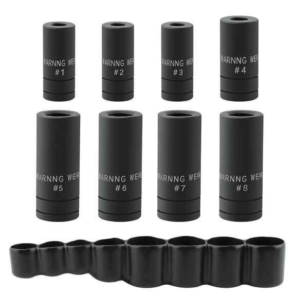 TAPDRA 70500 Tap Holder Socket Kit 8 Sizes Square End Design Anti Slip Structure For 1/2 Inch Metric 12mm Taps Application