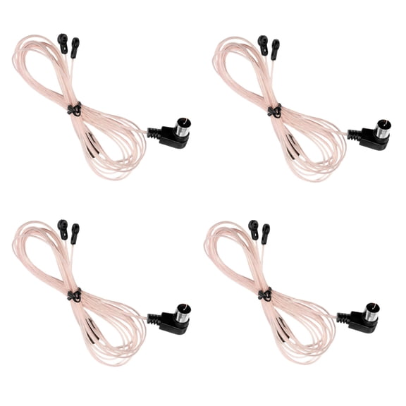 TAPDRA 75 Ohm UNBAL FM Radio Antenna F Shape Male Connector 2 Meter Cable Stable Signal For Desktop Audio Receiver Device