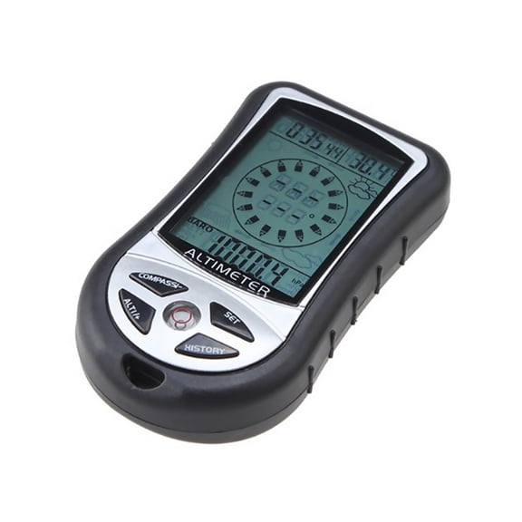 TAPDRA 8-in-1 Digital Altimeter with Compass & Barometer Outdoor Weather Station, for Hiking & Mountaineering
