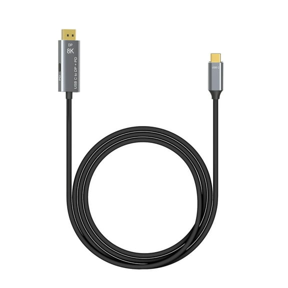 TAPDRA 8K USB-C to DisplayPort Cable Bidirectional Conversion for High-Resolution Displays