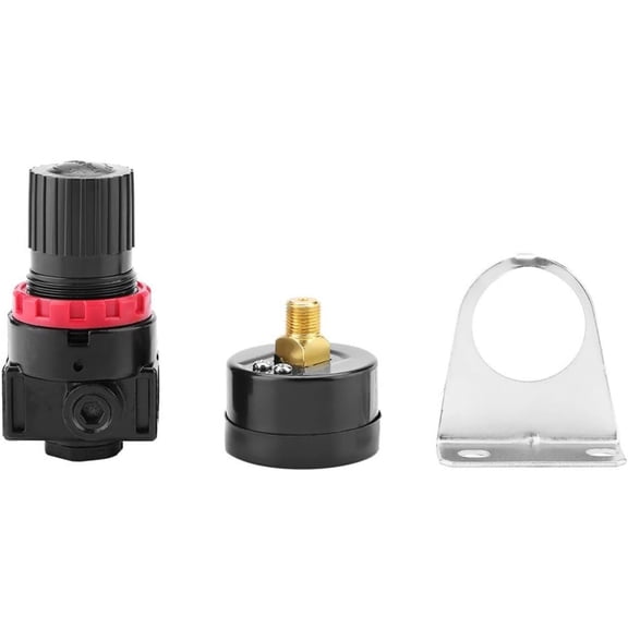 TAPDRA AR2000 Pneumatic Pressure Regulator 1/4" Thread Push Lock Adjustment For Air Compressor System Upgrade