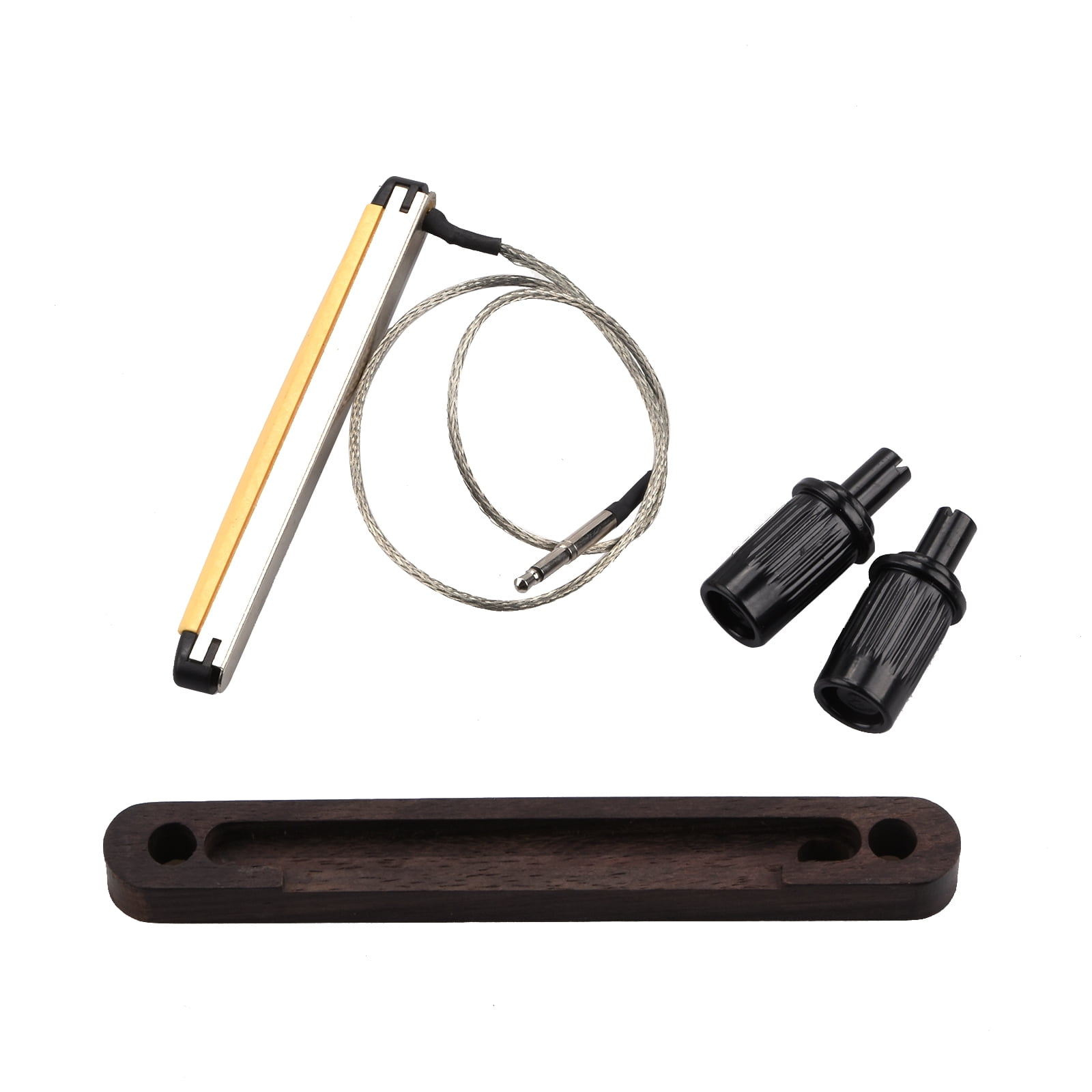 TAPDRA Acoustic Bass Bridge Assembly Under Bridge Pickup 6-String Design Standard 2.5mm Plug For Bass Guitar Repair