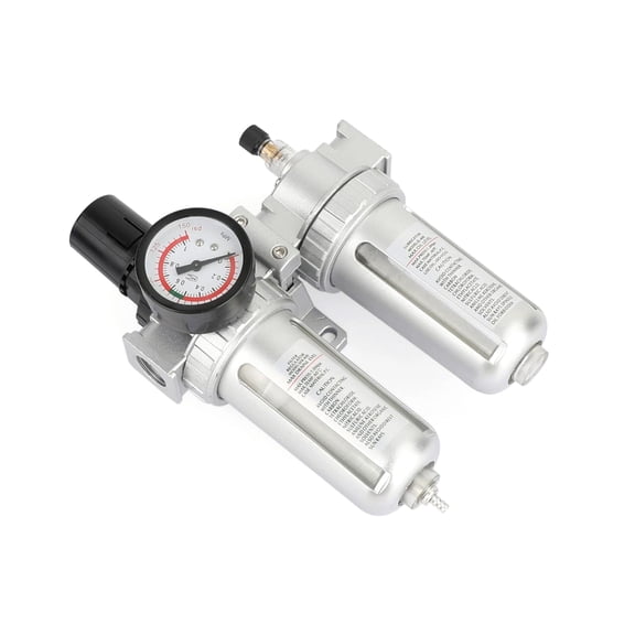 TAPDRA Air Compressor Filter Regulator Lubricator G1/2 SFC400 Stable Pressure Adjustable Oil High Efficiency