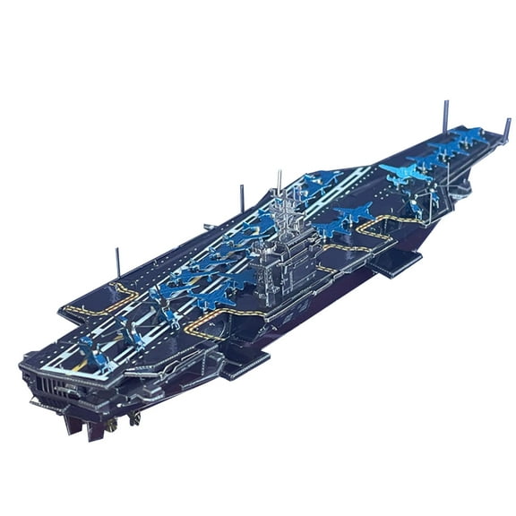 TAPDRA Aircraft Carrier Model Ship USS Roosevelt CVN 71 Metal 1 1500 Scale USA Gift Collection Desk Display