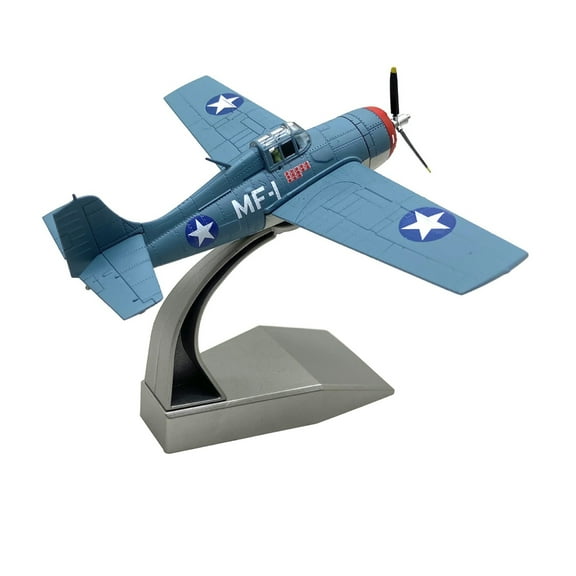 TAPDRA Alloy F4F Wildcat Fighter Model 1:72 Scale WWII US Navy for Collection Display Gifts