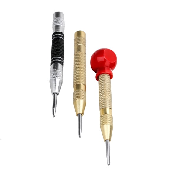 TAPDRA Alloy Tungsten Steel Center Punch Kit One Hand Press Operation For Metalworking Woodworking DIY Engineering