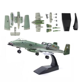 TAPDRA Assembled A-10 Warthog Aircraft Model Detailed Surface Spraying Detachable Cabin For Teenager Hands-On Ability Training Hobby Projects