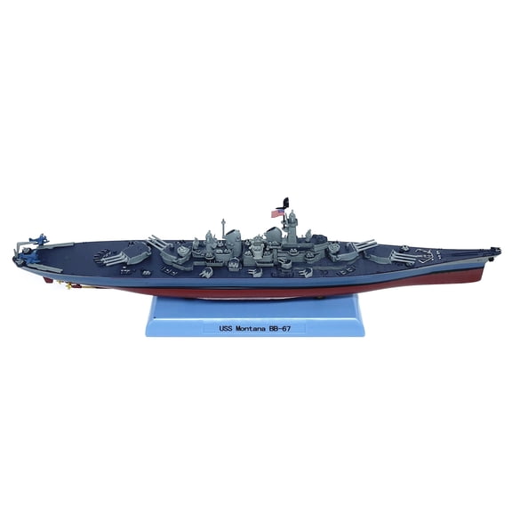 TAPDRA BB-67 Montana Class Battleship Model WWII US Navy 1/1000 Scale Diecast Ship Collection Gift Decor Display