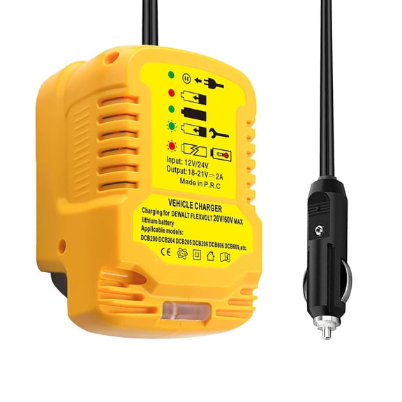 TAPDRA Battery Charger Replacement for 18V 20V Lithium Ion Batteries DCB Series 2A Output with LED Protection System