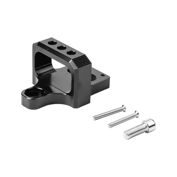 TAPDRA Black Aluminum Alloy Bracket Mount for MAC AEM Boost Controller Solenoid Valve CNC Machined Bolt-On