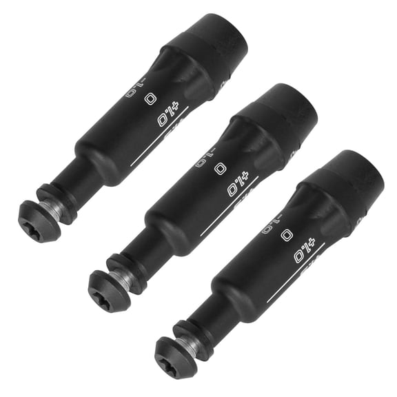 TAPDRA Black Golf Adapter 3Pcs Adjustable Degree Increments for Ping G430 10Max G410 Plus Max SFT Reshafting