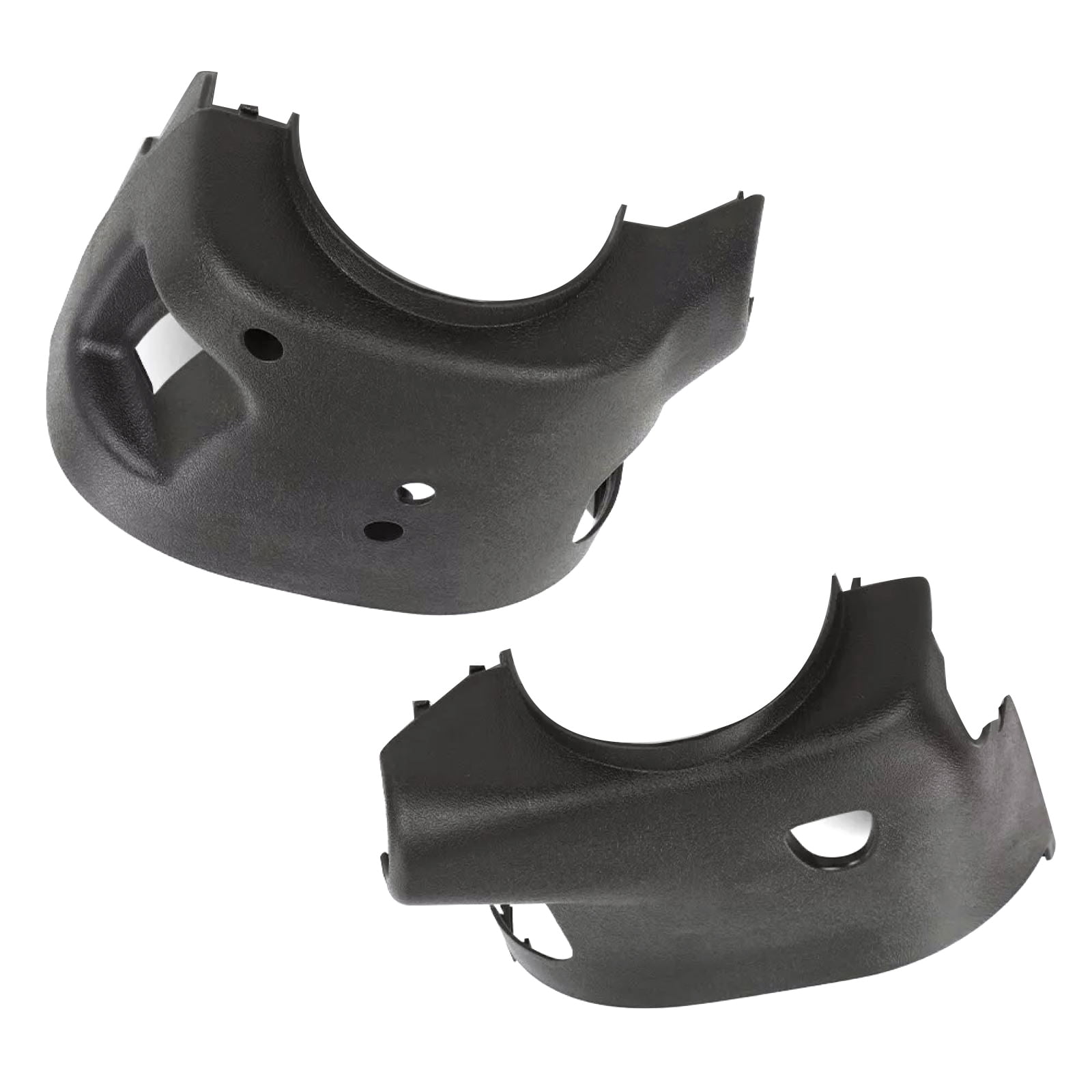 omoZone Upper & Lower Steering Column Trim Cover Kit Compatible with 2001-2002 Chevy Tahoe Suburban Silverado GMC Yukon Sierra Replaces 26078127
