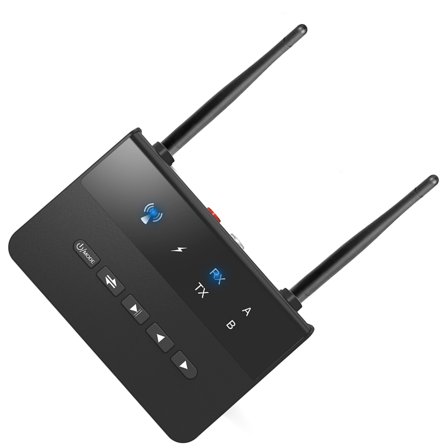 TAPDRA Bluetooth 5.0 Audio Receiver with apt-X LL & Dual Stream Support for Smartphones & Bluetooth Speakers