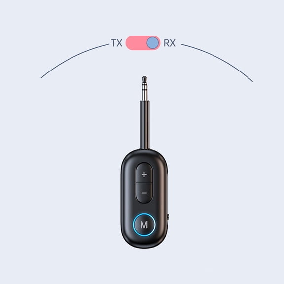 TAPDRA Bluetooth 5.4 Audio Adapter For Plane Car TV Headphones 3.5mm Aux TX RX Mode 300mAh Battery Aircraft Adapter