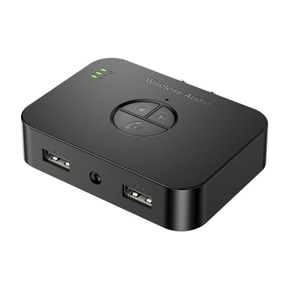 TAPDRA Bluetooth Music Receiver 5.4 Wireless Adapter for Home Stereo Old Speakers 65ft Range Dual USB for Playback Charging A2DP