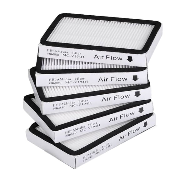 TAPDRA C38KBRM Vacuum HEPA Filter Replacements 5 Pack Easy Install High Quality PC for Vacuum Cleaner Parts for Kenmore