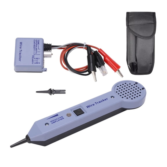 TAPDRA Cable Tester Wire Tracer Kit with Audible Visual Indicator 200EP ABS Shell for Phone Internet Data Cable Repair