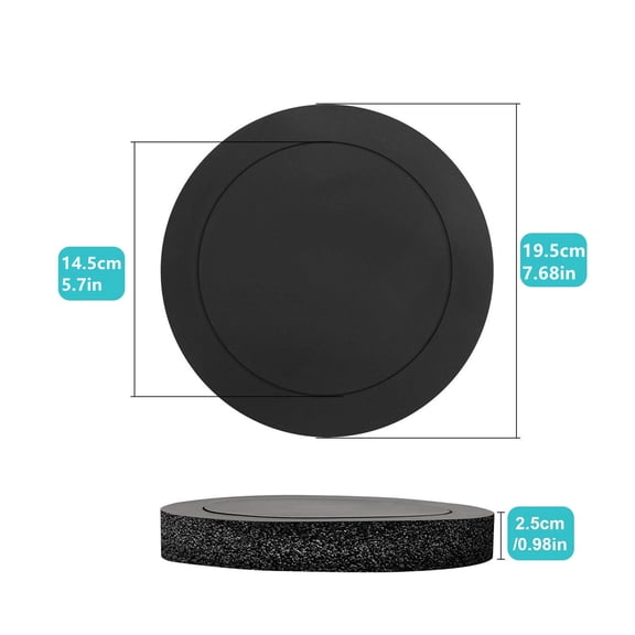 TAPDRA Car Door Speaker Foam Insulation Pad High Density Material For Universal 6 To 7 Inch Vehicle Audio Systems