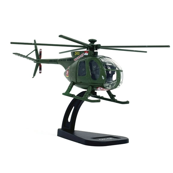 TAPDRA Collectible US Army OH-6A Cayuse Helicopter, High-Quality Alloy Model Ideal for Display