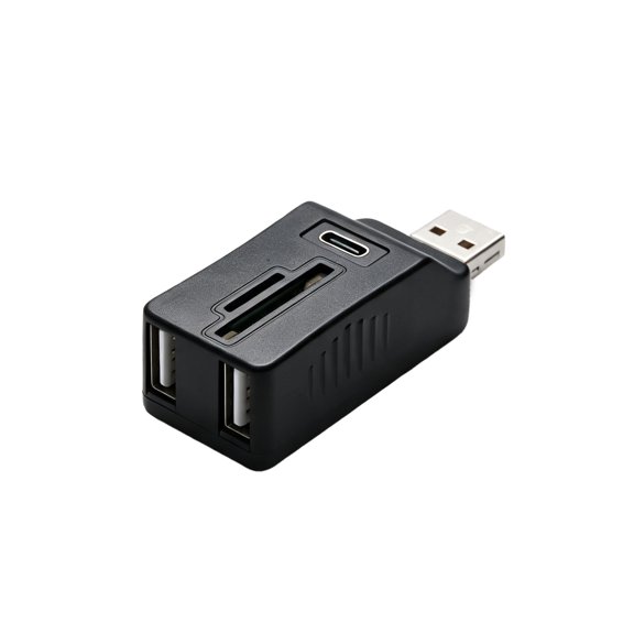 TAPDRA Compact SD TF Micro SD Card Reader, DualInterface Adapter For Media File Handling For Home Office Equipment