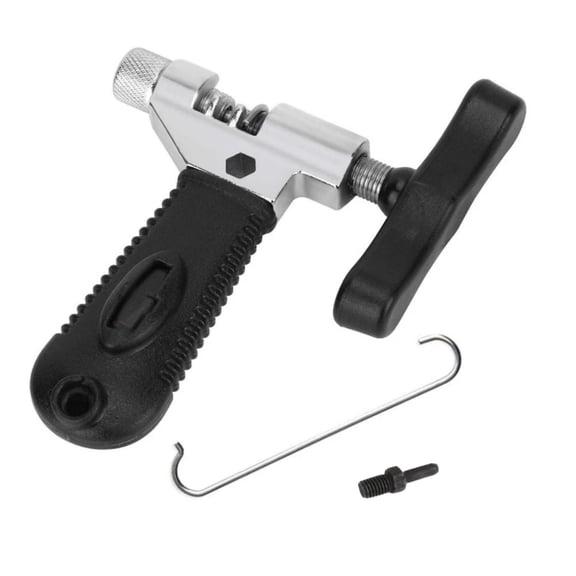 TAPDRA Compact Universal Bike Chain Tool for 7 8 9 10 Speed Chains Easy to Use Black Metal with Hook