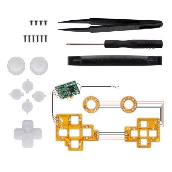 TAPDRA Complete Controller Repair Accessory Kit With Thumbsticks Buttons For PS4 Gamepad Refitting Components Universal Part