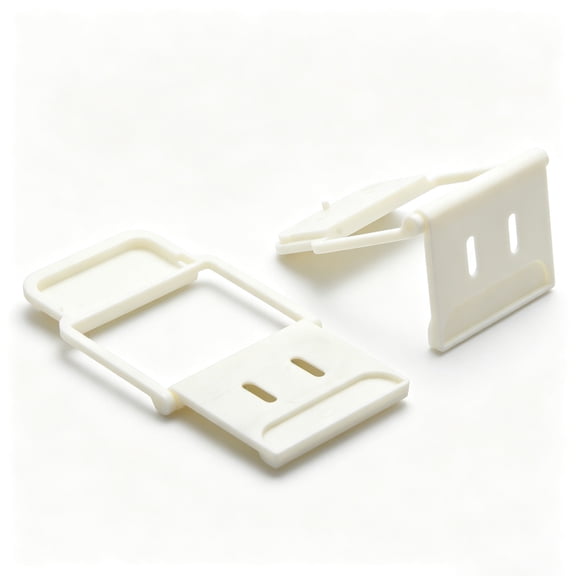 TAPDRA Contact Sensor Mount Hardware Set White Plastic Structure For Garage Door Panel Replacement Application