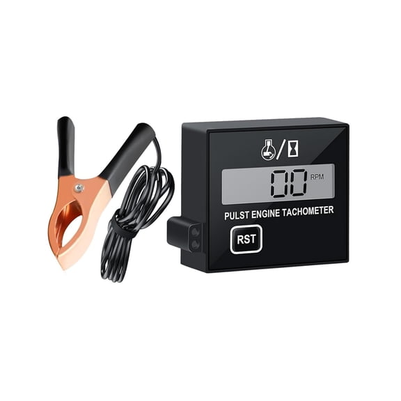 TAPDRA DC3V Plastic Chainsaw Tachometer With CR2450 Battery For Marine ATV UTV Motorcycle Engine Speed Detection Accessory