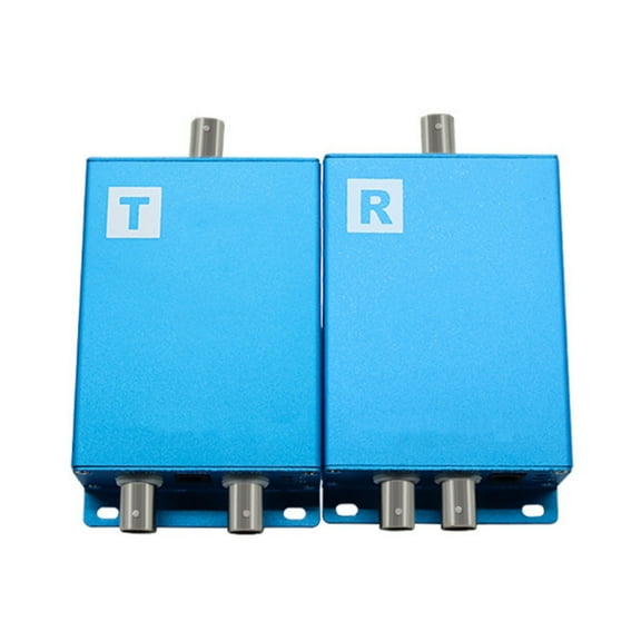 TAPDRA Dual Channel Analog Camera Signal Booster, Supports Coaxial Cable, Ideal for Dark Environment Surveillance