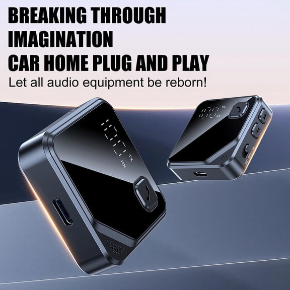 TAPDRA Dual-Mode Bluetooth Adapter TX RX 5.4 Stable Connection AUX Interface For Home Entertainment Car Audio Headphones