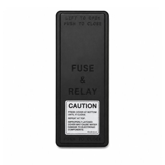 TAPDRA Dual Push-Latch Fuse Box Cover Weatherproof Sealing Structure For Long Haul Semi Truck Fuse Relay Module Safety Parts