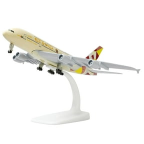 TAPDRA Etihad Airlines A380 Alloy Model Airplane for Collection, 1:300 Scale, Perfect for Birthday or Christmas Gifts