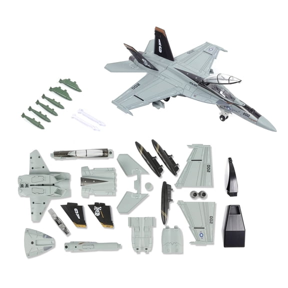 TAPDRA F/A-18 Hornet Build Model Kit, No Special Tools Needed, For Model Collectors, Military Fans With Display Stand