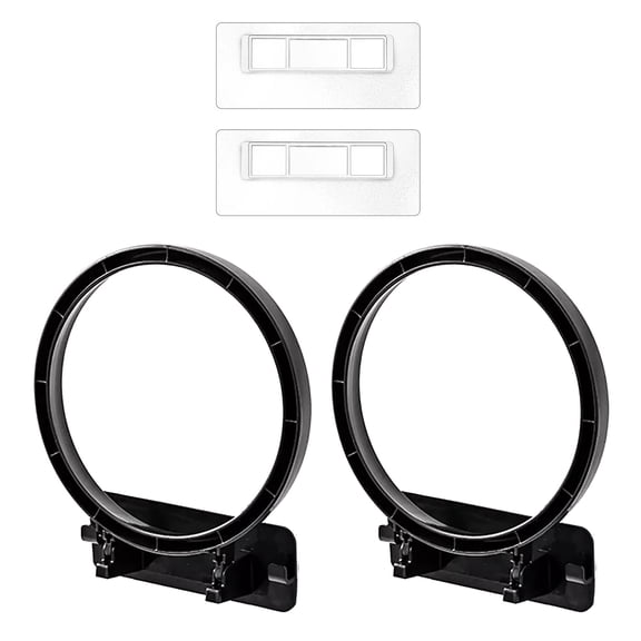 TAPDRA Foldable Ball Display Rack for Basketball Soccer Volleyball Durable Space Saving Wall Mount Hook Design 2 Pack