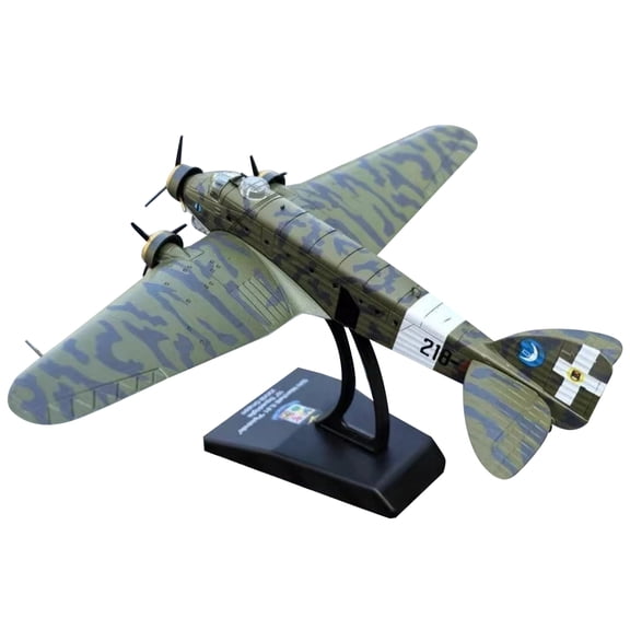 TAPDRA For Aircraft Fans Savoia SIAI-Marchetti S.81 Bomber Model 1:144 Scale Die Cast Alloy 12cm x 16cm Decor