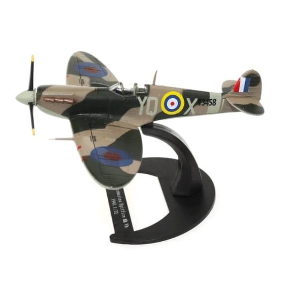 TAPDRA For Aircraft Fans Spitfire Mk Vb Fighter Model 1:72 Scale Die Cast Alloy 13cm x 16cm Decor Collection