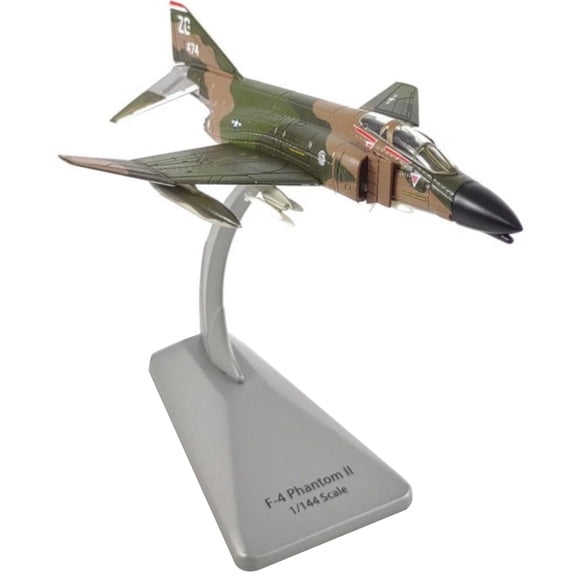 TAPDRA For Aviation Enthusiasts F-4 Phantom II Fighter Model 1:144 Scale Alloy Die Cast 14cm x 9.5cm Collection Decor Display Stand