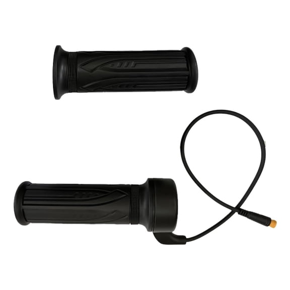 TAPDRA For Electric Bicycles Scooters Motorcycles Ebike Twist Throttle Grip Kit 12V-72V ABS PVC Full Twist Waterproof Connection
