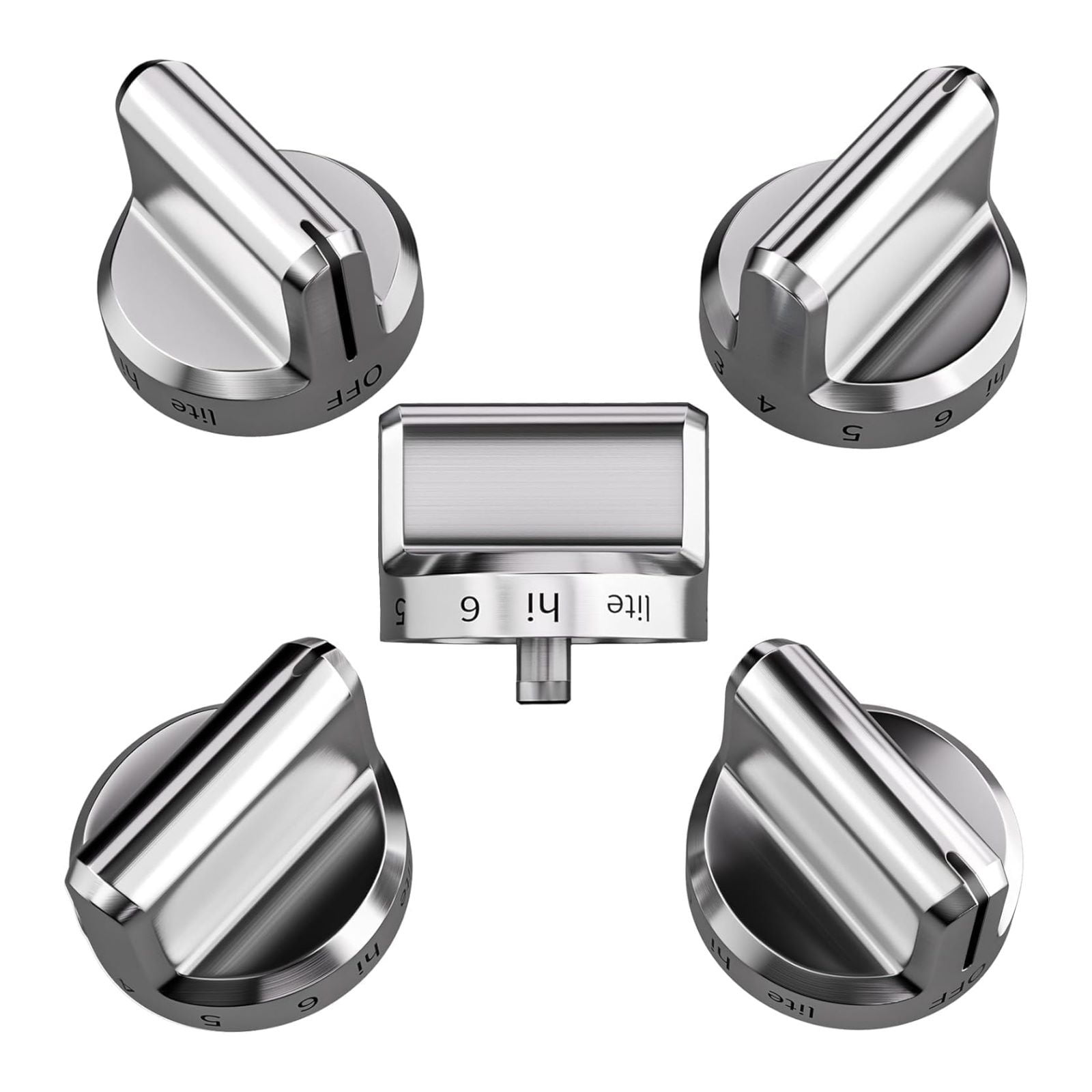 TAPDRA For Frigidaire Oven Control Knobs Set of 5 - Safe, Durable & Enhances Kitchen Aesthetic