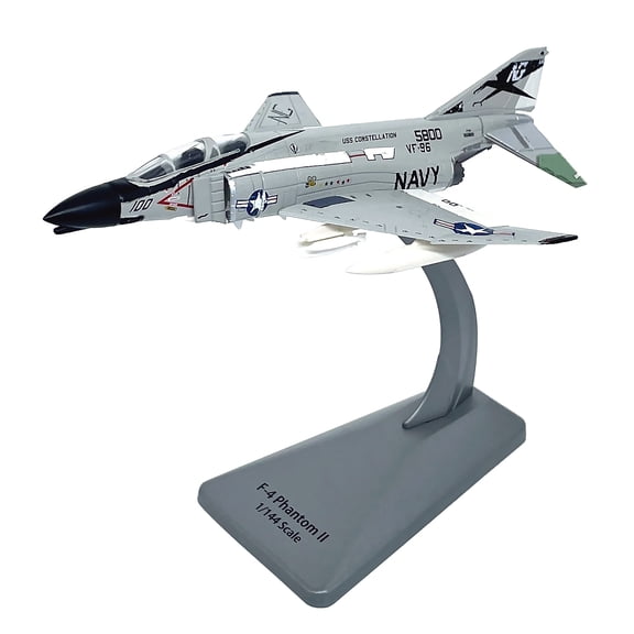 TAPDRA For US Navy Collectors F-4 Phantom II Fighter Model 1:144 Scale Die Cast Alloy 14cm x 9.5cm Decor Collection